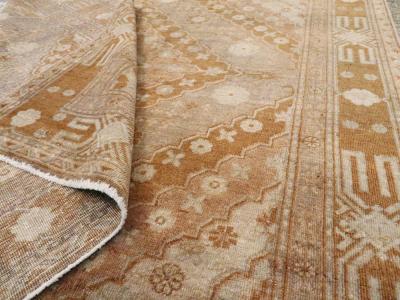 ANTIQUE EAST TURKESTAN KHOTAN CARPET
