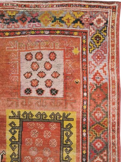 ANTIQUE EAST TURKESTAN KHOTAN GALLERY RUG