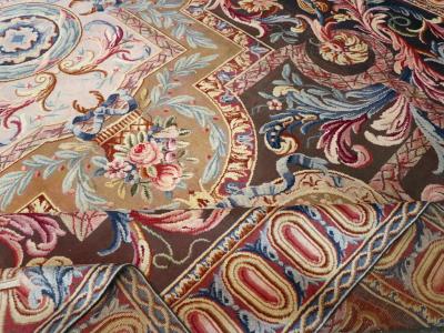 ANTIQUE FRENCH SAVONNERIE LARGE ROOM SIZE CARPET