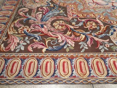 ANTIQUE FRENCH SAVONNERIE LARGE ROOM SIZE CARPET