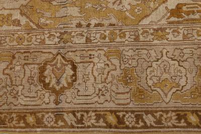 ANTIQUE INDIAN AMRITSAR RUG SIZE ADJUSTED 