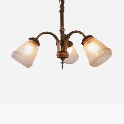 ANTIQUE ONE OF A KIND FRENCH CHANDELIER CIRCA 1880S