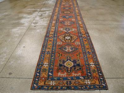 ANTIQUE PERSIAN HERIZ RUNNER