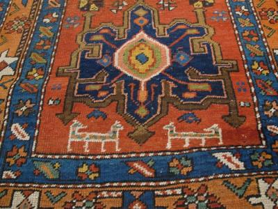 ANTIQUE PERSIAN HERIZ RUNNER