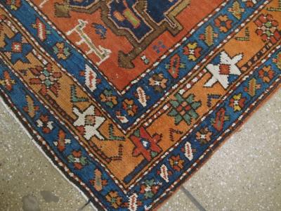 ANTIQUE PERSIAN HERIZ RUNNER