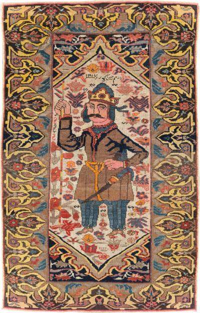 ANTIQUE PERSIAN KURDISH RUG