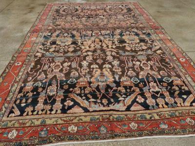 ANTIQUE PERSIAN MAHAL CARPET