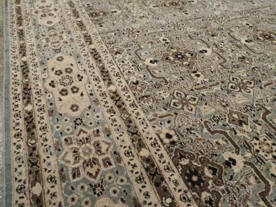 ANTIQUE PERSIAN MASHAD ROOM SIZE CARPET