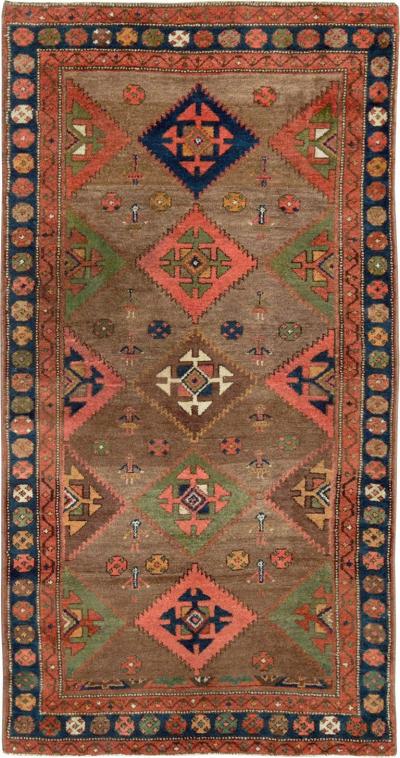 ANTIQUE PERSIAN SERAB SMALL ACCENT RUG