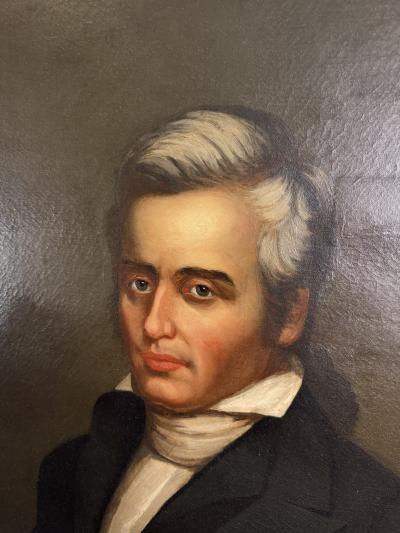 ANTIQUE PORTRAIT OF A GENTLEMAN