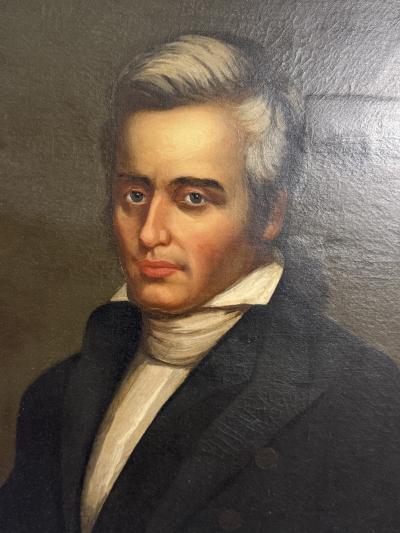 ANTIQUE PORTRAIT OF A GENTLEMAN