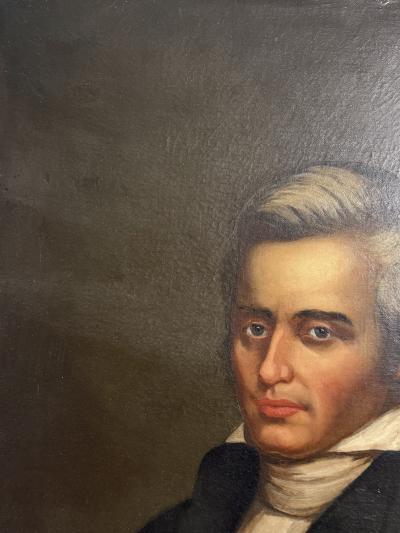 ANTIQUE PORTRAIT OF A GENTLEMAN