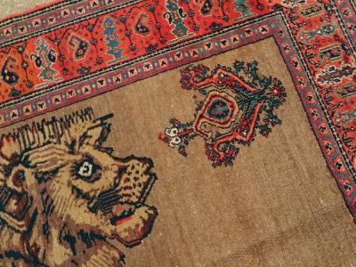 ANTIQUE SENNEH MALAYER RUG