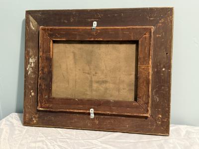 ANTIQUE SIGNED LANDSCAPE PAINTING BY A J NICKLAS 1906