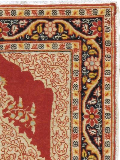 ANTIQUE TABRIZ HAGI JALILI RUG