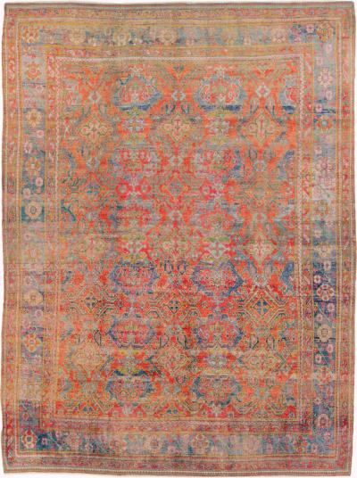 ANTIQUE TURKISH OUSHAK CARPET