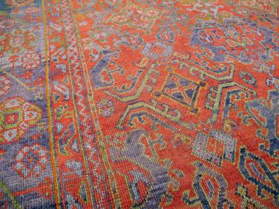 ANTIQUE TURKISH OUSHAK CARPET