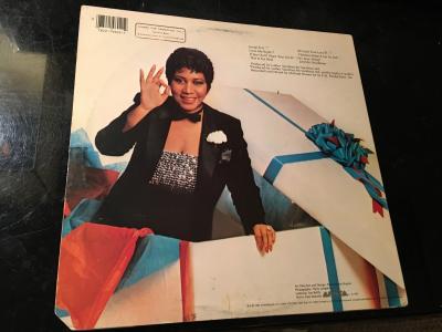 ARETHA FRANKLIN JUMP TO IT AUTOGRAPHED ALBUM COVER