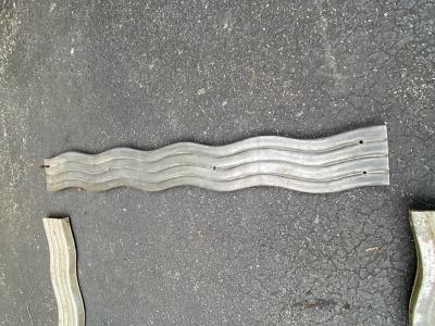 ART DECO ALUMINUM WAVE DESIGN FRAME TRIM