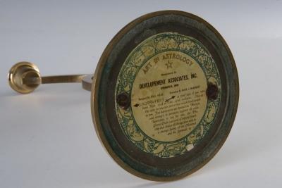 ART DECO BRONZE ASTROLOGICAL CANDLESTICKS BY PAUL NILES