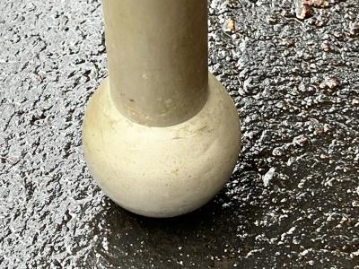 ART DECO BURLWOOD AND NICKELED BRONZE GAME TABLE WITH PULL OUT DRINK TRAYS
