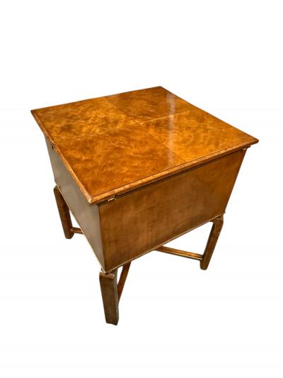 ART DECO BURLWOOD ROULETTE POP UP TABLE