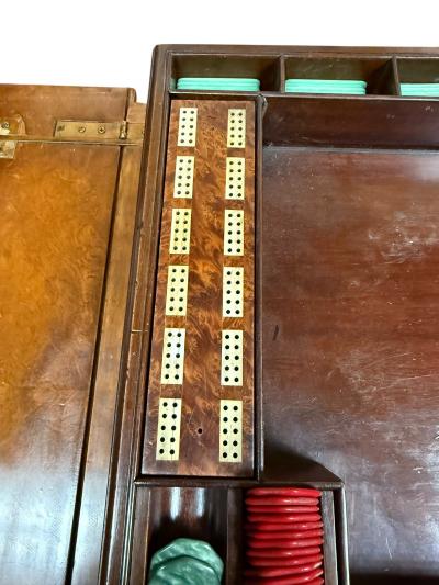 ART DECO BURLWOOD ROULETTE POP UP TABLE