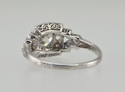 ART DECO DIAMOND 65CT RING