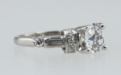 ART DECO DIAMOND ENGAGEMENT RING