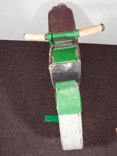 ART DECO ERA ORIGINAL PAINT MOTORCYCLE CAROUSEL SEAT