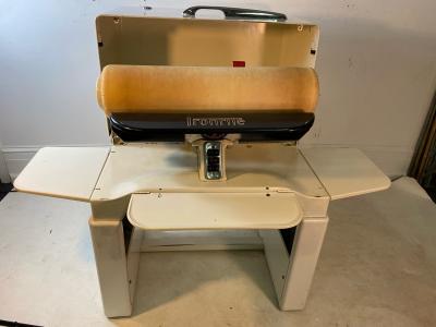 ART DECO IRONITE MACHINE AND CHAIR