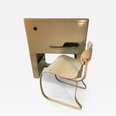 ART DECO IRONITE MACHINE AND CHAIR