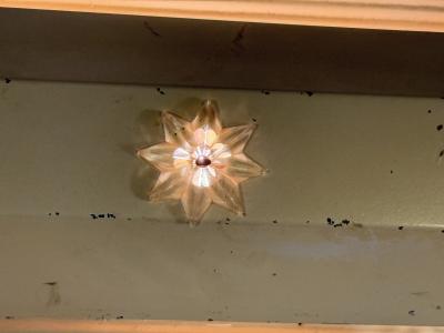 ART DECO LUCITE MEN ILLUMINATED LOUNGE WALL SCONCE