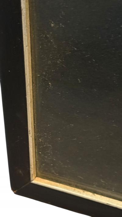 ART DECO NEEDLEWORK OF STYLIZED WOMAN SMOKING UPON DIVAN PIERROT DOLL WALL ART