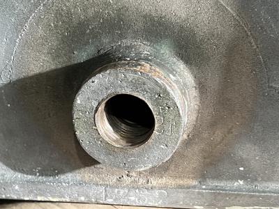 ART DECO NICKELED BRONZE ELEVATOR FLOOR INDICATOR