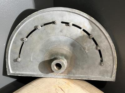 ART DECO NICKELED BRONZE ELEVATOR FLOOR INDICATOR