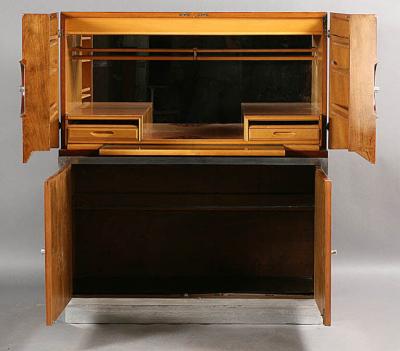ART DECO PERIOD SUNBURST DESIGN BAR CABINET