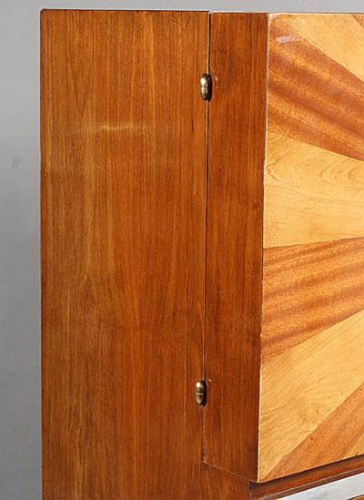 ART DECO PERIOD SUNBURST DESIGN BAR CABINET