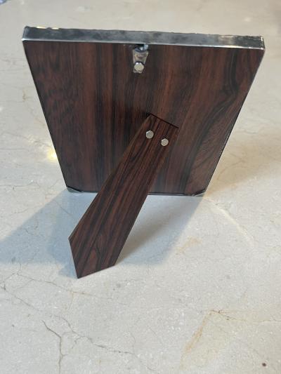 ART DECO STERLING SILVER ROSE DECORATED PICTURE FRAME