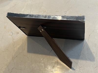 ART DECO STERLING SILVER ROSE DECORATED PICTURE FRAME