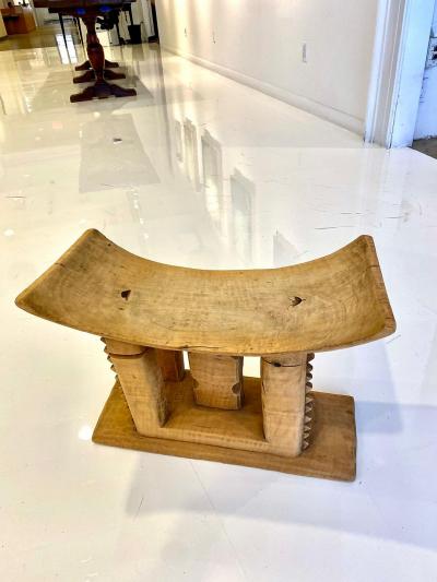 ASHANTI WOOD STOOLS WEST AFRICA GHANA