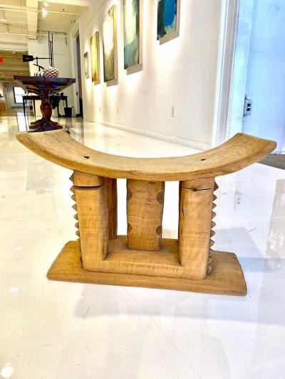 ASHANTI WOOD STOOLS WEST AFRICA GHANA