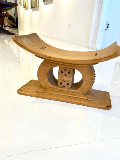 ASHANTI WOOD STOOLS WEST AFRICA GHANA