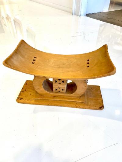 ASHANTI WOOD STOOLS WEST AFRICA GHANA