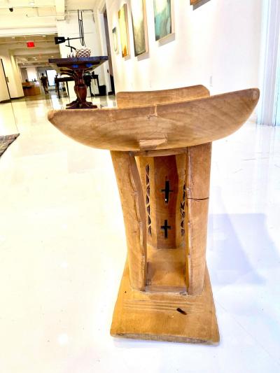 ASHANTI WOOD STOOLS WEST AFRICA GHANA