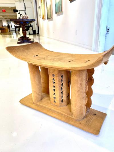 ASHANTI WOOD STOOLS WEST AFRICA GHANA