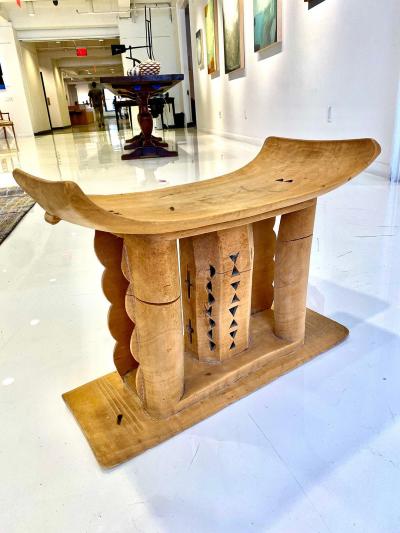 ASHANTI WOOD STOOLS WEST AFRICA GHANA