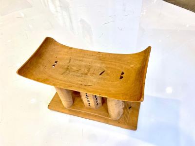 ASHANTI WOOD STOOLS WEST AFRICA GHANA
