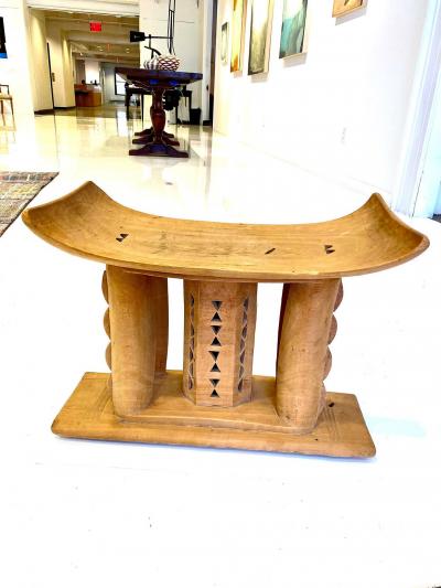 ASHANTI WOOD STOOLS WEST AFRICA GHANA
