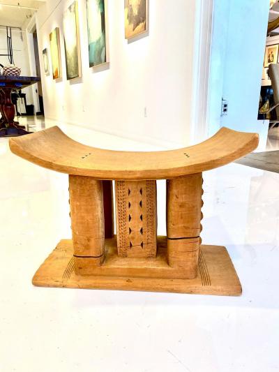 ASHANTI WOOD STOOLS WEST AFRICA GHANA